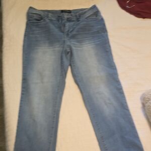 d. jeans Women's Classic Light Blue Straight Leg Jeans